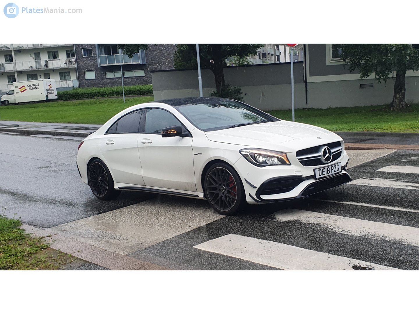 DE18PZG, Mercedes-Benz CLA-Klasse 1st gen 4-door Coupé (C117), 2013–2019