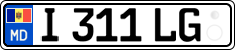 License plate of Moldova, Trailers (2015)