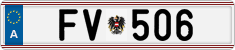 License plate of Austria, Official services and consulates