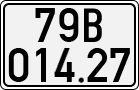 License plate of Vietnam, Cars