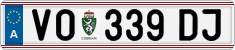 License plate of Austria, Regular plates