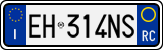 License plate of Italy, Cars (1994 year series)