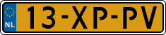 License plate of the Netherlands, Cars