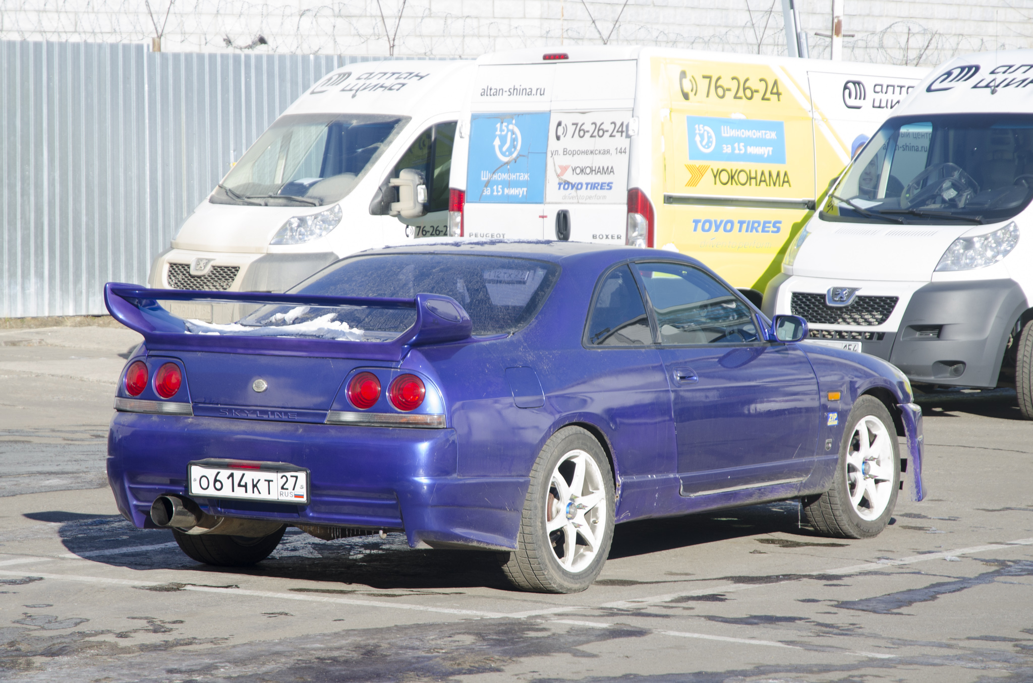 о 614 кт 27, Nissan Skyline 9th gen Coupé (R33), 1993–1998