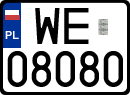 License plates of Poland, Regular car plates