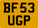 License plate of the United Kingdom, 2001 year system
