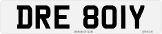 License plate of the United Kingdom, 1963 year system