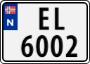 License plate of Norway, Trailers, motorcycles, special vehicles
