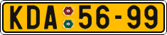 License plate of the Czech Republic, Commercial vehicles (1960)