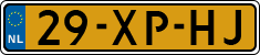 License plate of the Netherlands, Cars