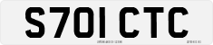 License plate of the United Kingdom, 1983 year system