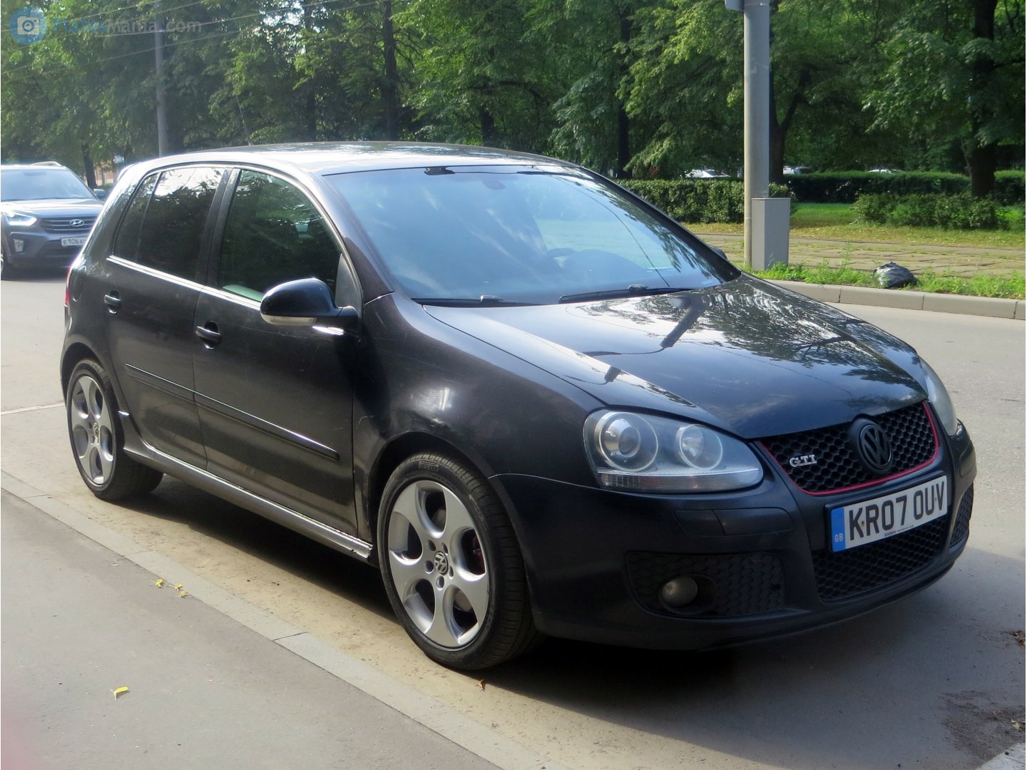 KR07OUV, License plate without vehicle 