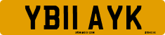 License plate of the United Kingdom, 2001 year system