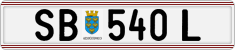 License plate of Austria, Regular plates