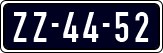 License plate of the Netherlands, Except vehicles / Oldtimers