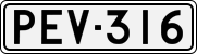 License plate of Finland, Cars