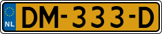 License plate of the Netherlands, Military