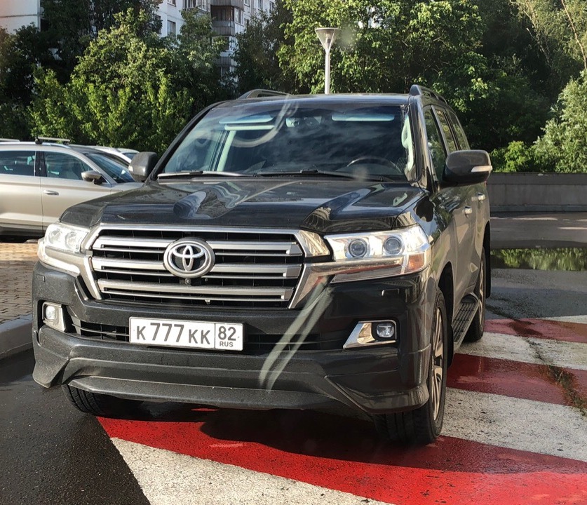 к 777 кк 82, Toyota Land Cruiser 200 (J200), 2nd facelift, 2015–2021