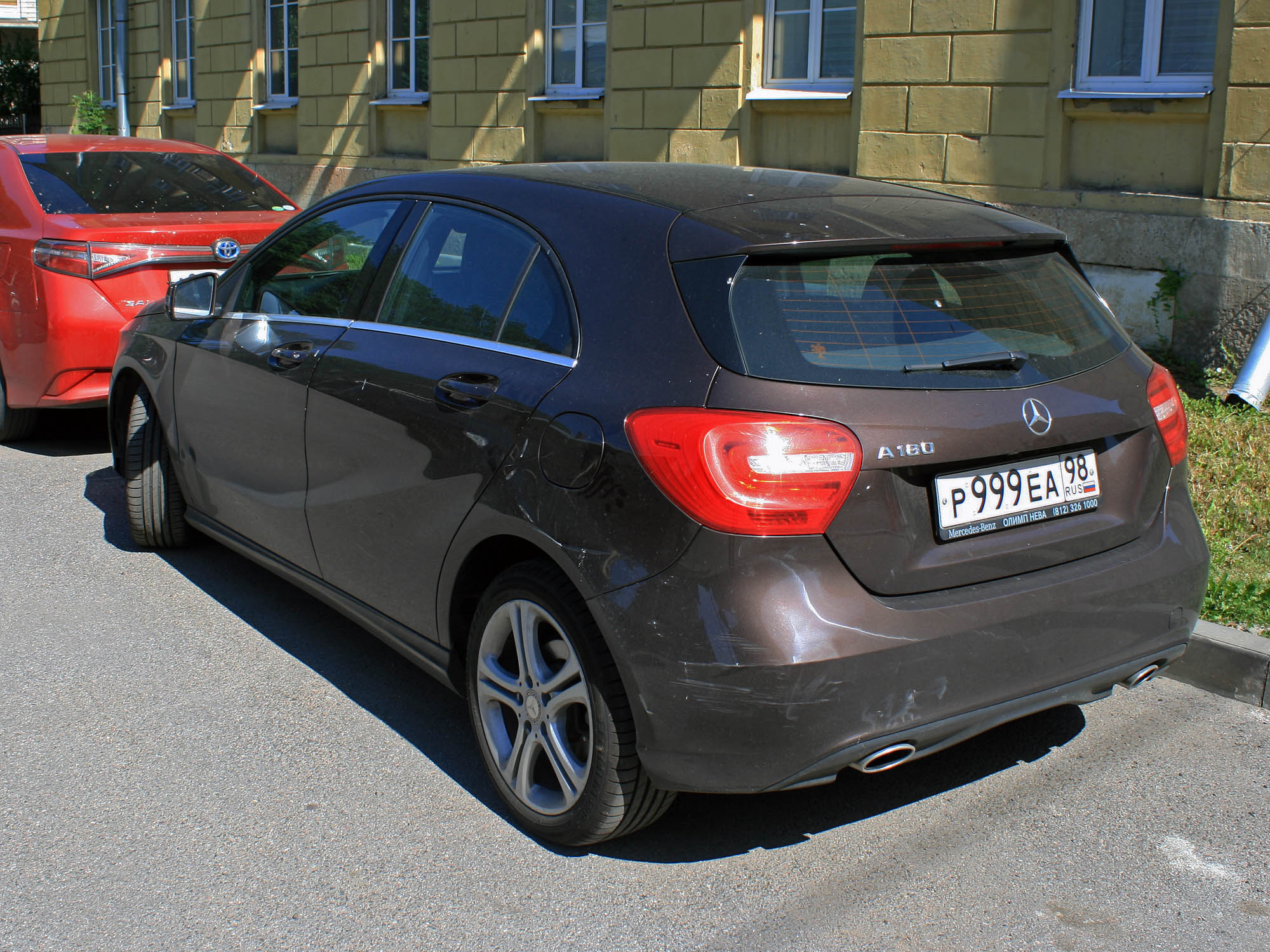 р 999 еа 98, Mercedes-Benz A-Klasse 3rd gen (W176), 2012–2018