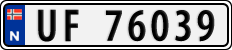 License plate of Norway, Cars