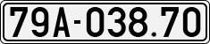 License plate of Vietnam, Cars