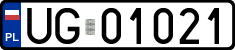 License plates of Poland, Military