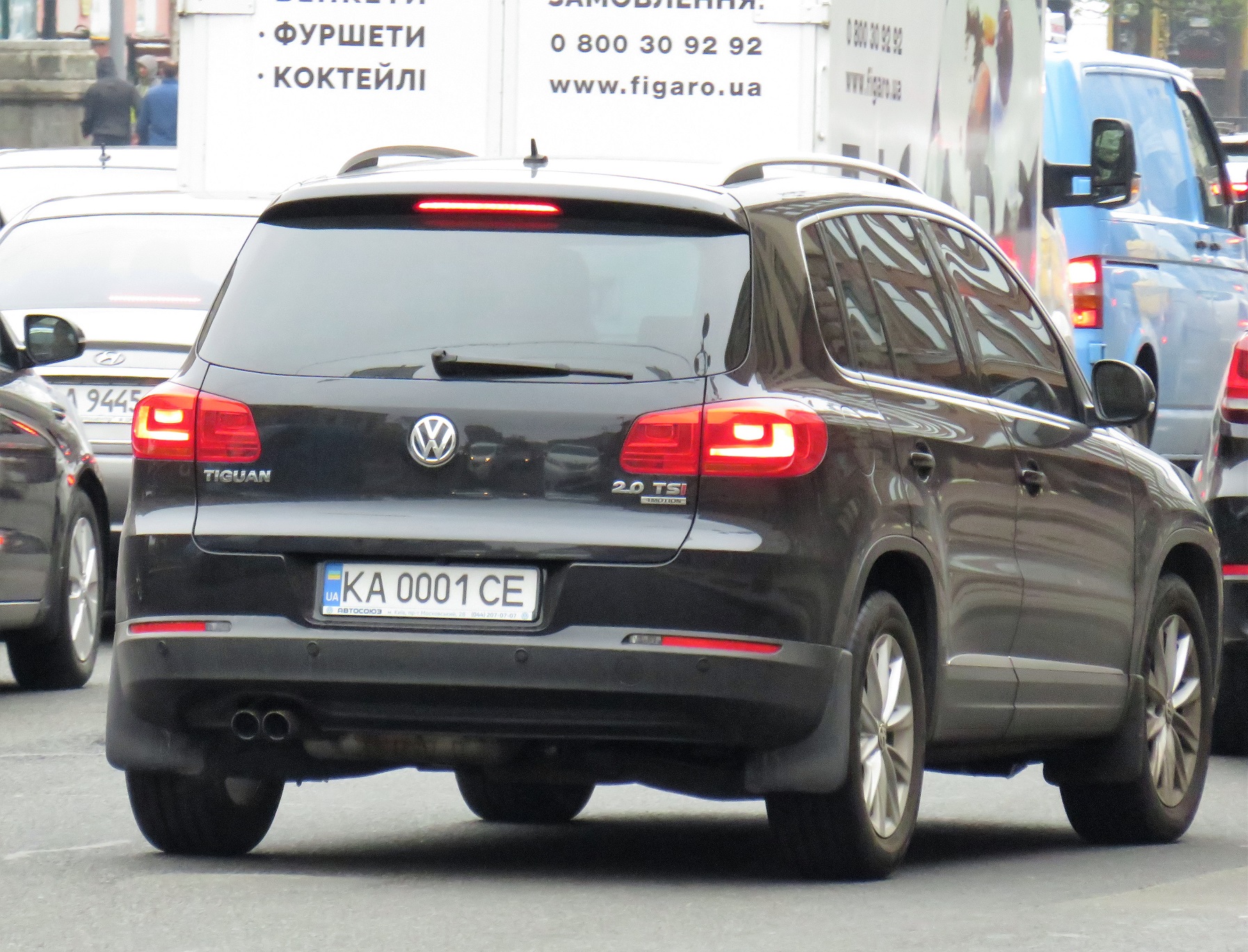 KA 0001 CE, Volkswagen Tiguan 1st gen (5N), facelift, 2011–2016