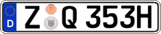 German license plate, Plates for oldtimers (type 