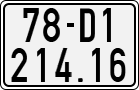 License plate of Vietnam, Motorcycles