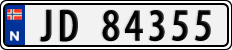 License plate of Norway, Cars