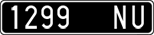 License plate of Italy, Cars (1927 year series)