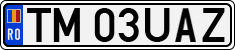License plate of Romania, Regular plates