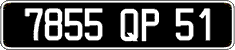 French license plate, FNI