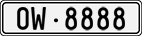 License plate of Switzerland, Cars