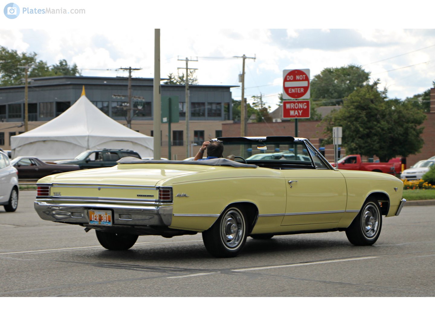AER 381, Chevrolet Chevelle 1st gen 1967 2-door Convertible (67; A-body), 3rd facelift, 1966–1967