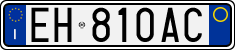 License plate of Italy, Cars (1994 year series)
