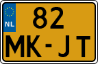 License plate of the Netherlands, Motorcycles