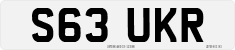 License plate of the United Kingdom, 1983 year system