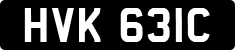 License plate of the United Kingdom, 1963 year system