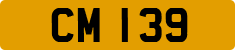 License plate of Cyprus, 1956-1990 - system