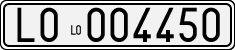 License plate of Italy, Cars (1927 year series)