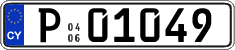 License plate of Cyprus, Trailers
