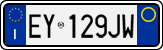 License plate of Italy, Cars (1994 year series)
