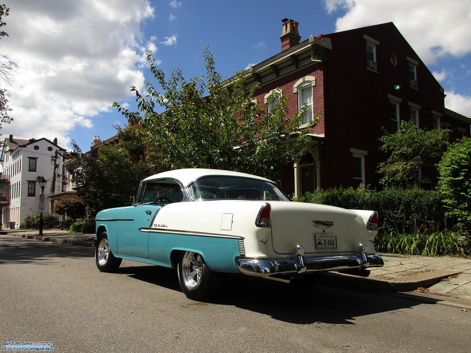 B-444, Chevrolet Bel Air 2nd gen 1955 2-door Hardtop (2454; A-body), 1954–1955
