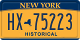 New York, Specialty plates (AB-12345)