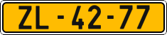 License plate of the Czech Republic, Commercial vehicles (1960)