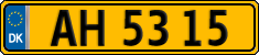 License plate of Denmark, Commercial vehicles