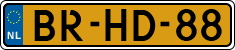 License plate of the Netherlands, Heavy Commercial Vehicles (1994 system)