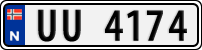 License plate of Norway, Trailers, motorcycles, special vehicles