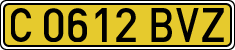 License plates of Spain, Specialty plates